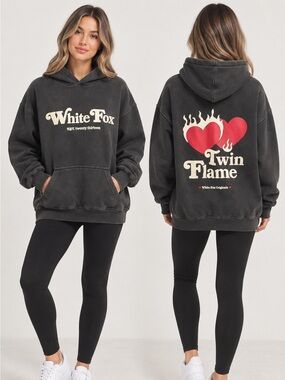 White Fox Twin Flame Hoodie